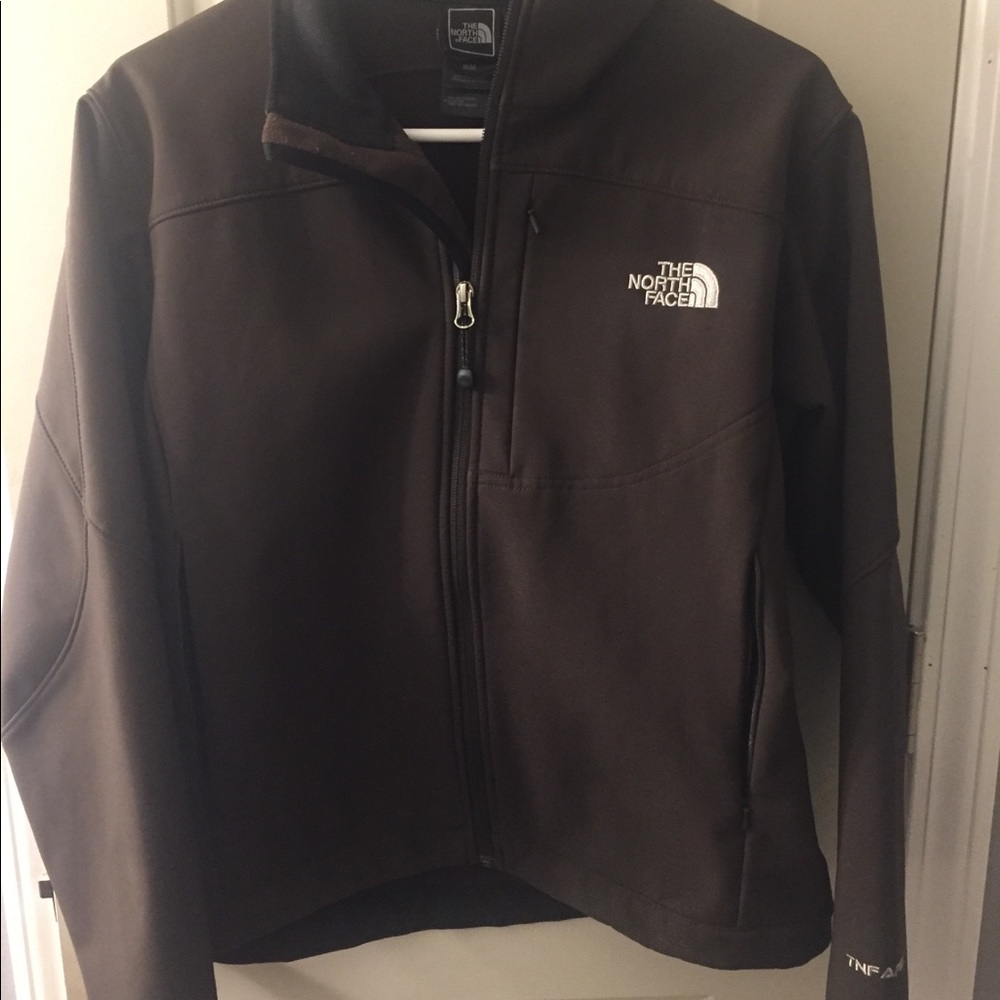 Chocolate Brown North Face Apex Jacket